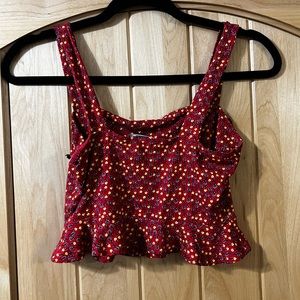 Floral crop top